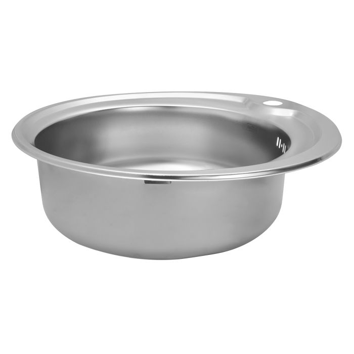 Кухонна мийка Kroner KRP Satin - 510 (0.6 мм)