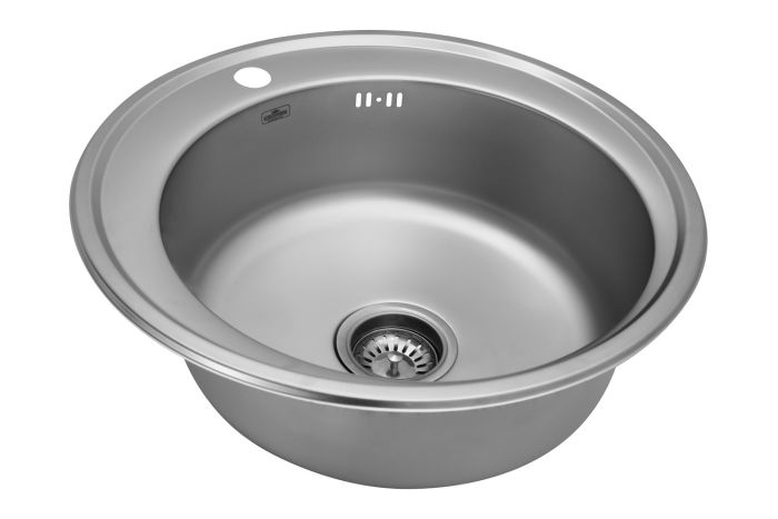 Кухонна мийка Kroner KRP Satin - 510 (0.8 мм)