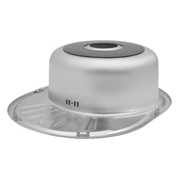 Кухонна мийка Kroner KRP Satin - 5745 (0.8 мм)