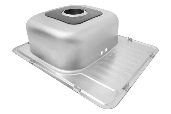 Кухонна мийка Kroner KRP Dekor - 5848 (0.8 мм)