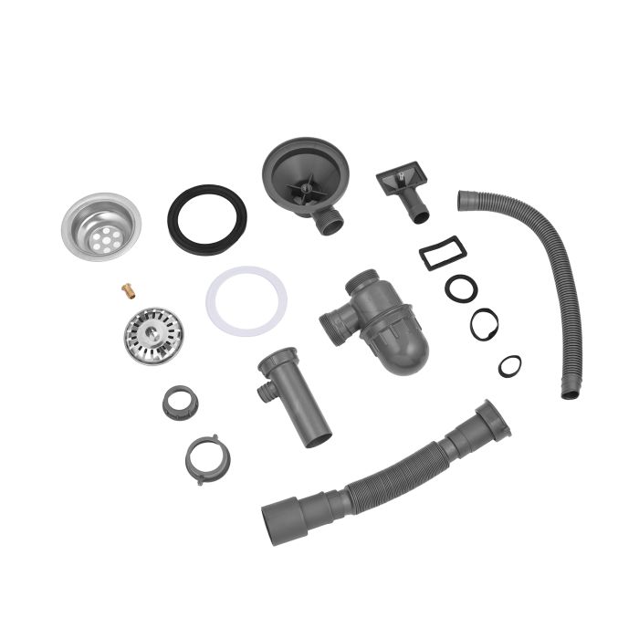 Кухонна мийка Kroner KRP Satin - 5848 (0.8 мм)