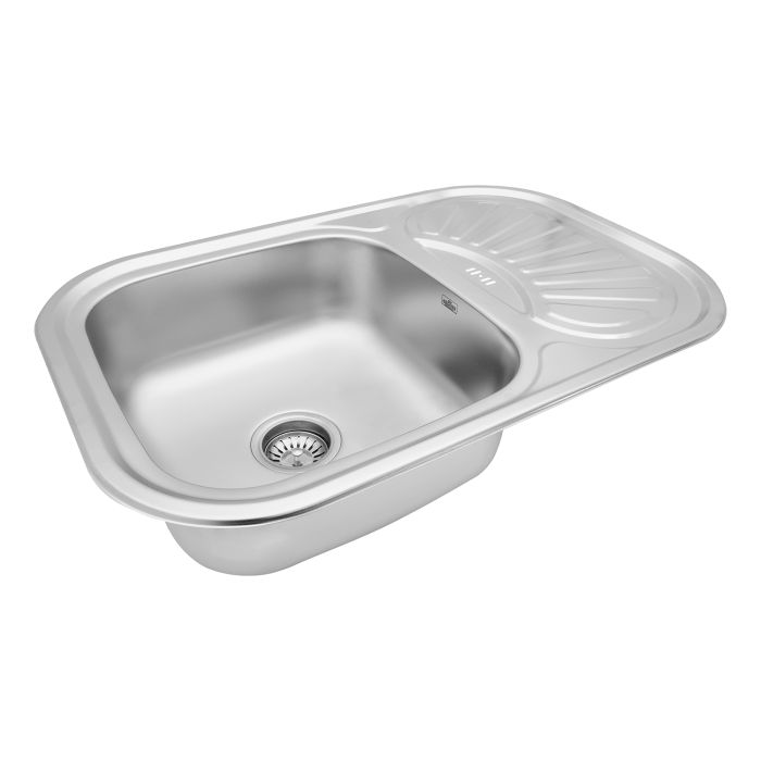 Кухонна мийка Kroner KRP Dekor - 7549 (0.8 мм)