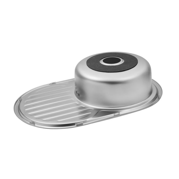 Кухонна мийка Kroner KRP Satin - 7750 (0.6 мм)