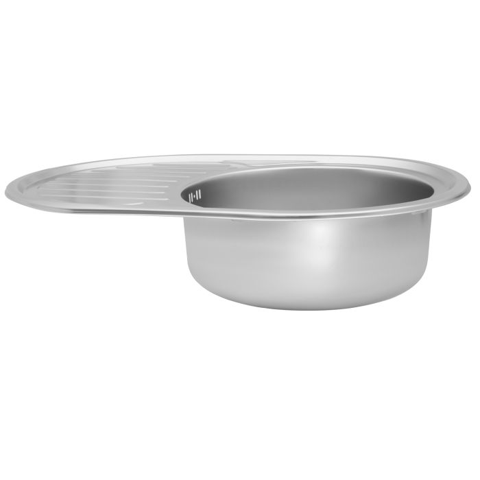 Кухонна мийка Kroner KRP Satin - 7750 (0.8 мм)