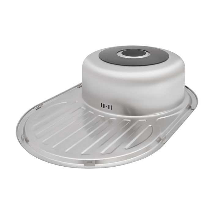 Кухонна мийка Kroner KRP Satin - 7750 (0.8 мм)