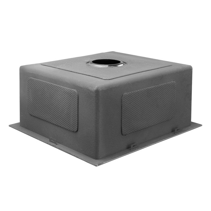 Кухонна мийка Kroner KRP Schwarze - 4843HM PVD (3.0/1.0 мм)