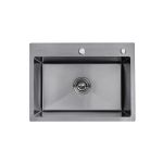 Кухонна мийка Kroner KRP Schwarze - 5843HM PVD (3.0/1.0 мм)