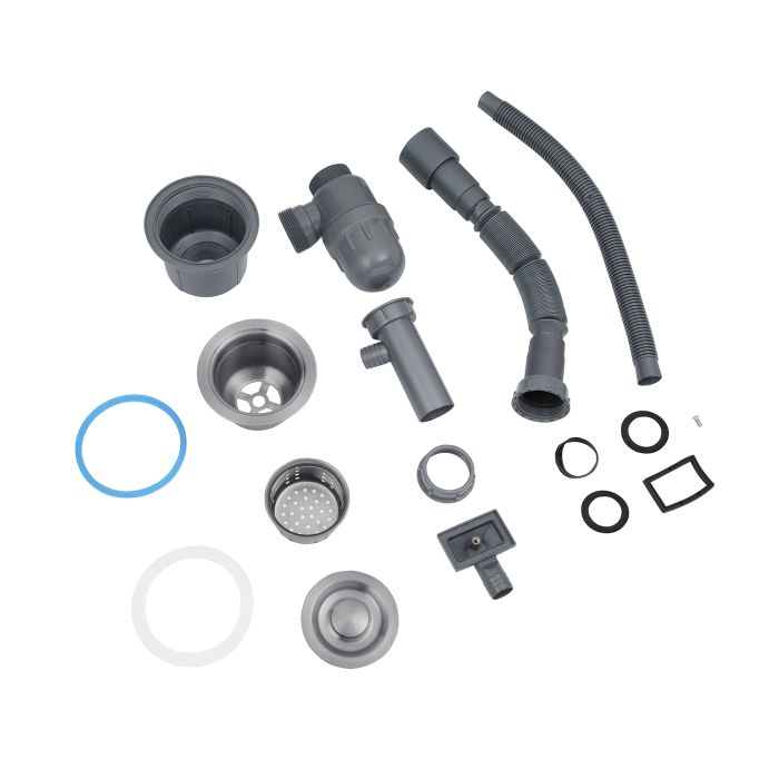 Кухонна мийка Kroner KRP Schwarze - 5843HM PVD (3.0/1.0 мм)