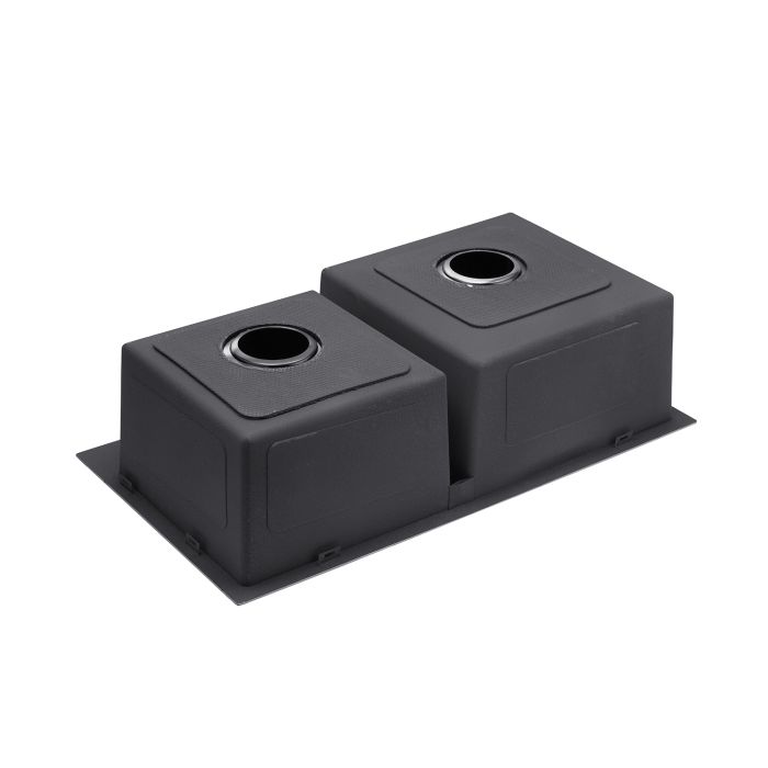 Кухонна мийка Kroner KRP Schwarze - 7843ZHM PVD (3.0/1.0 мм)