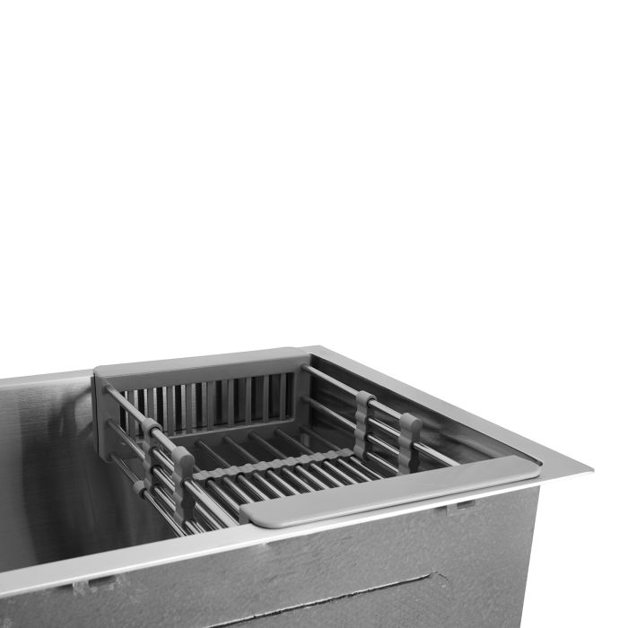 Кухонна мийка Kroner KRP Gebürstet - 4843HM (3.0/1.0 мм)