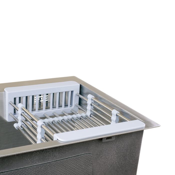 Кухонна мийка Kroner KRP Gebürstet - 5843HM (3.0/1.0 мм)