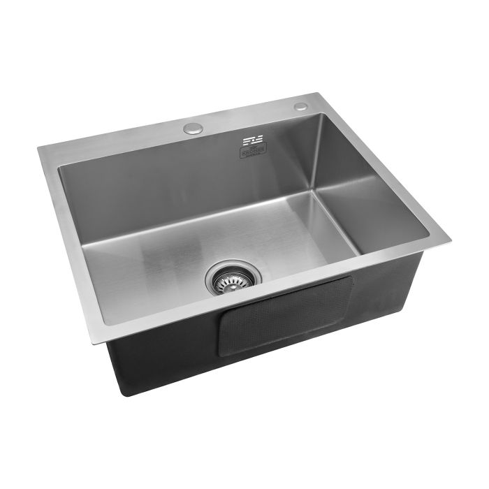 Кухонна мийка Kroner KRP Gebürstet - 6050HM (3.0/1.0 мм)
