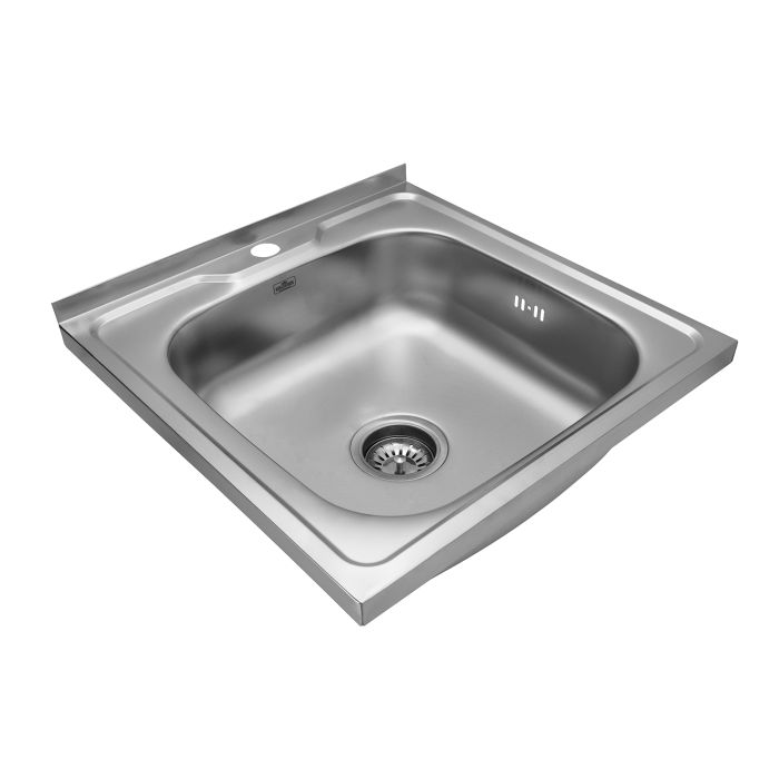 Кухонна мийка накладна Kroner KRP Dekor - 5050 (0.6 мм)