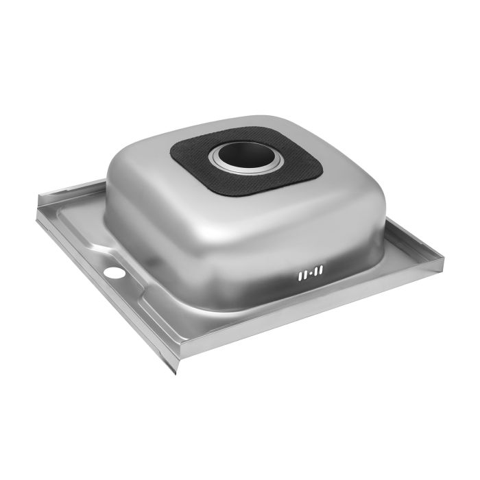 Кухонна мийка накладна Kroner KRP Dekor - 5050 (0.6 мм)