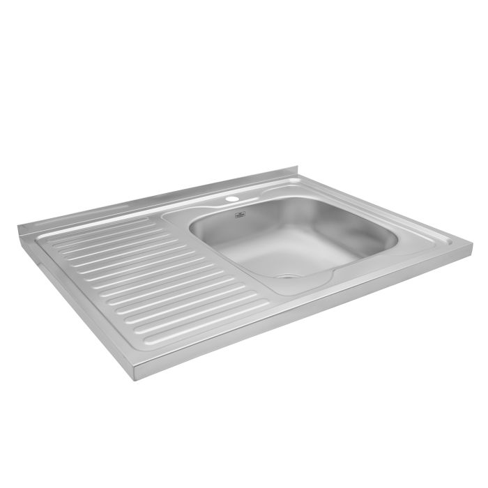 Кухонна мийка накладна Kroner KRP Dekor - 6080R (0.6 мм)