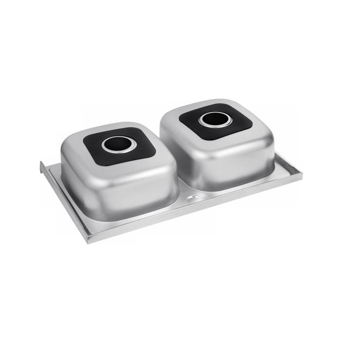 Кухонна мийка накладна Kroner KRP Satin - 5080Z (0.8 мм)