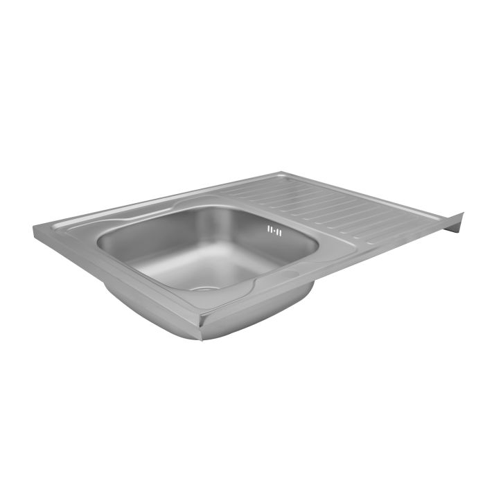Кухонна мийка накладна Kroner KRP Satin - 6080R (0.6 мм)