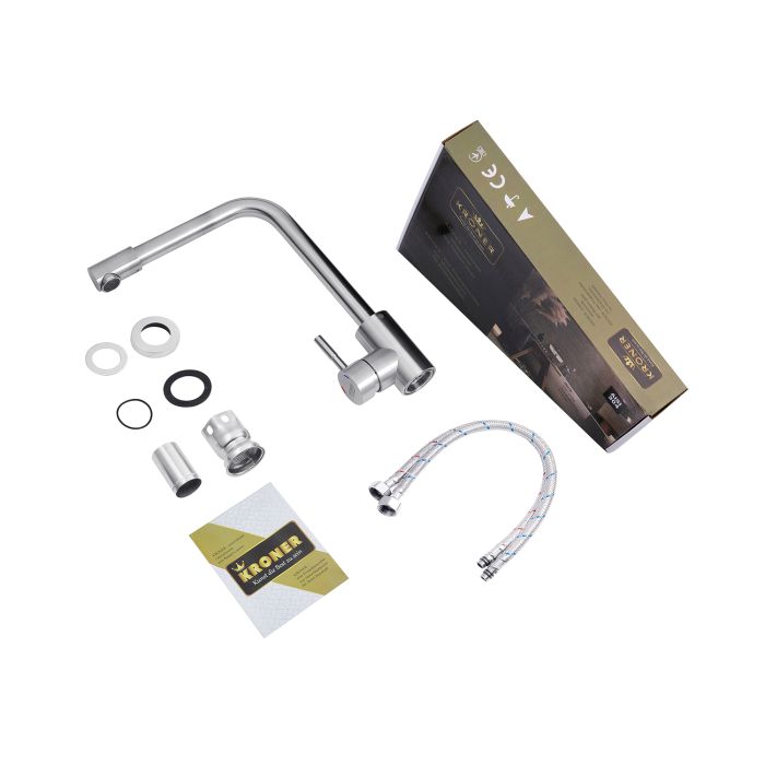 Змішувач для кухні Kroner KRP Edelstahl Klassisch - ESG034