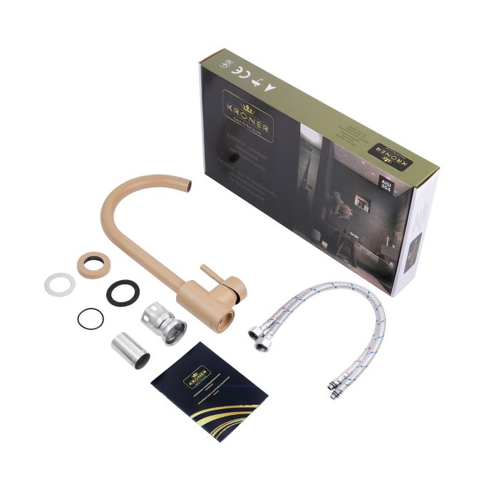 Смеситель для кухни Kroner KRP Edelstahl Klassisch - COL035