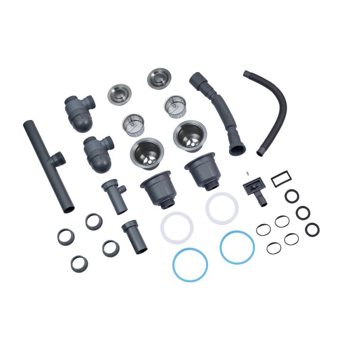 Кухонна мийка Kroner KRP Gebürstet - 7844HM (3.0/1.0 мм)