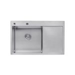 Кухонна мийка Kroner KRP Gebürstet - 7849LHM (3.0/1.0 мм)