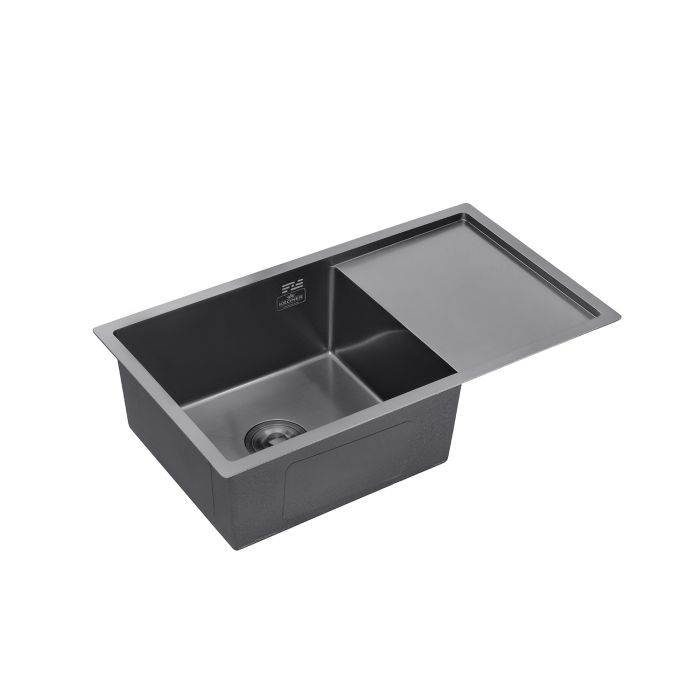 Кухонна мийка Kroner KRP Schwarze - 7844HM PVD (3,0/1,0 мм)