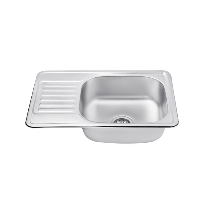 Кухонна мийка Kroner KRP Satin - 6642 (0.8 мм)