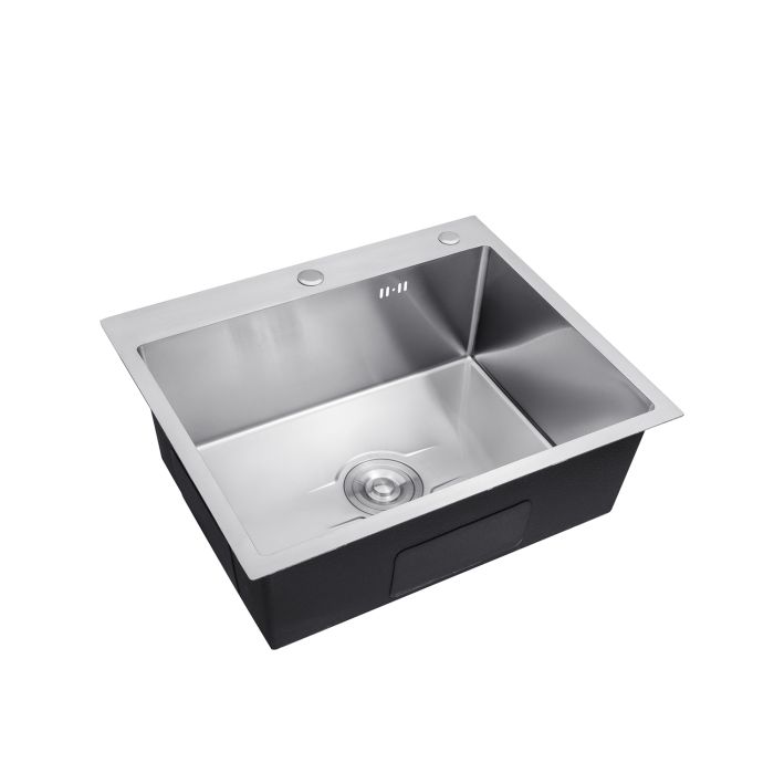 Кухонна мийка Kroner KRP Derby - 6050HM Brush (2,5/0,5 мм)