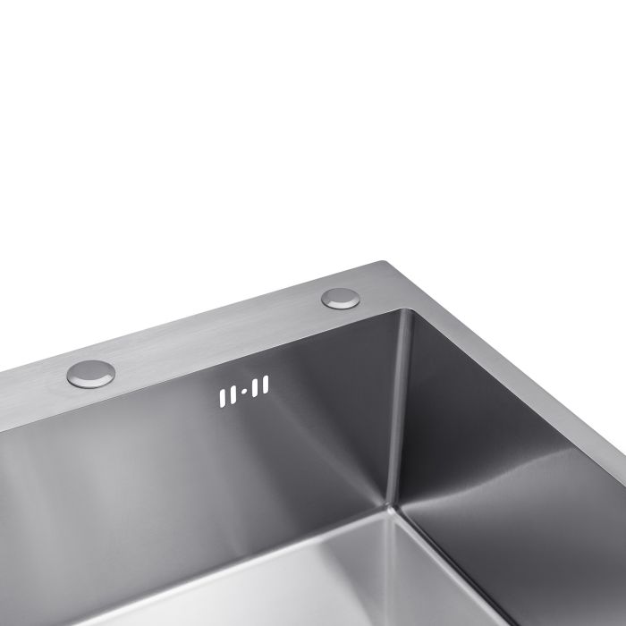 Кухонна мийка Kroner KRP Derby - 6050HM Brush (2,5/0,5 мм)