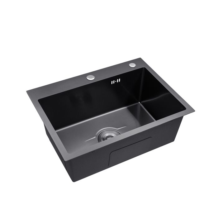 Кухонна мийка Kroner KRP Derby - 5843HM PVD (2,5/0,5 мм)