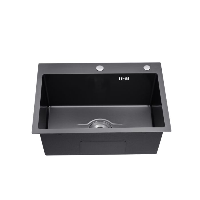 Кухонна мийка Kroner KRP Derby - 6050HM PVD (2,5/0,5 мм)