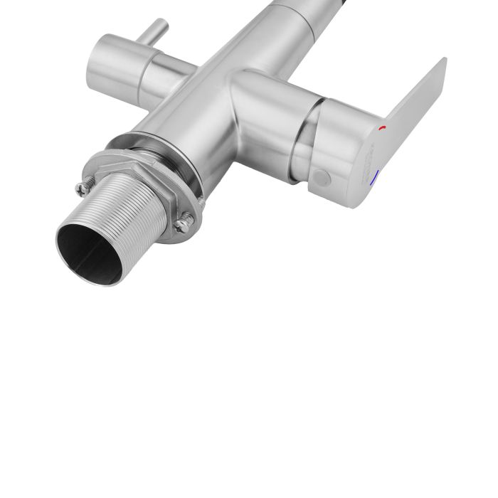 Смеситель для кухни с подключением к фильтру Kroner KRP Edelstahl Klassisch - ESG03817BLK