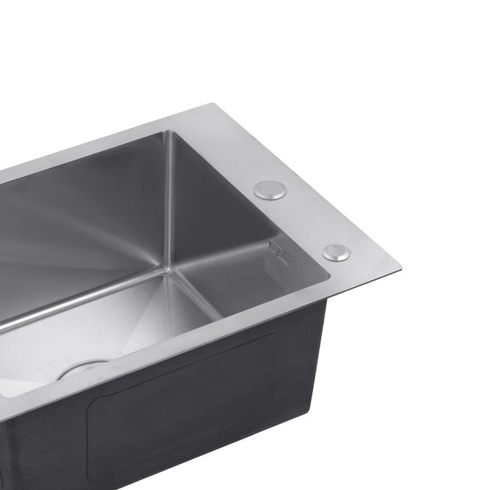 Кухонна мийка Kroner KRP Gebürstet - 4050HM (3.0/1.0 мм)