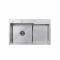 Кухонна мийка Kroner KRP Gebürstet - 7848LHM (3.0/1.0 мм)