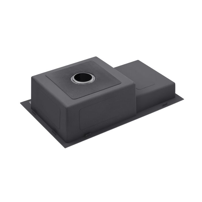 Кухонна мийка Kroner KRP Schwarze - 7848RHM PVD (3.0/1.0 мм)