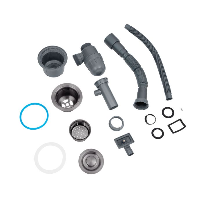 Кухонна мийка Kroner KRP Schwarze - 6350HM PVD (3.0/1.0 мм)