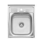 Кухонна мийка накладна Kroner KRP Satin - 6050 (0.6 мм)