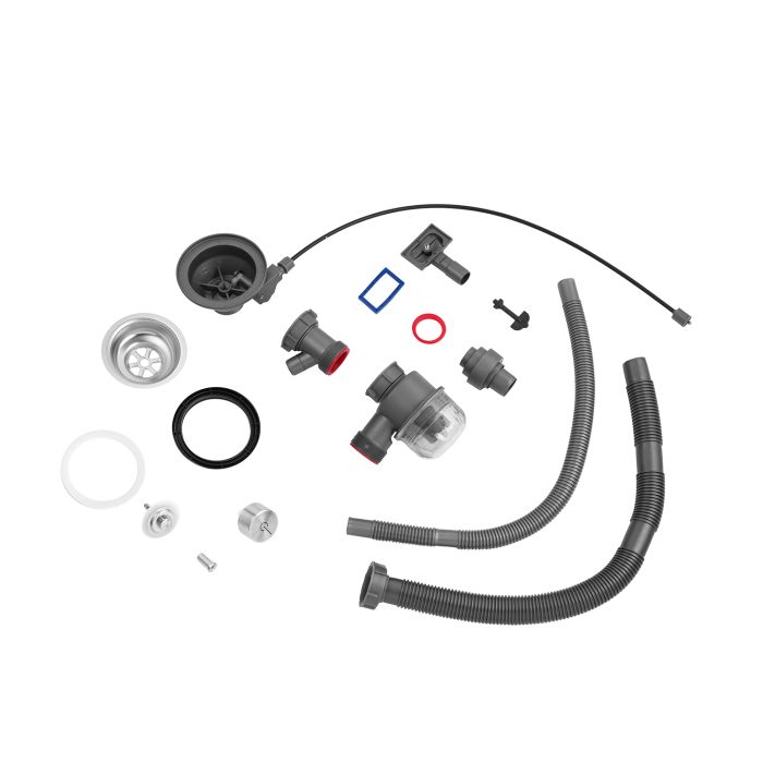 Кухонна мийка Kroner KRP Schwarze - SET7546HM PVD (3.0/0.7 мм)