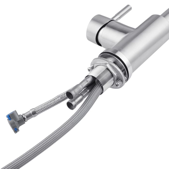 Змішувач для кухні з висувним виливом Kroner KRP Edelstahl Klassisch - ESG03915