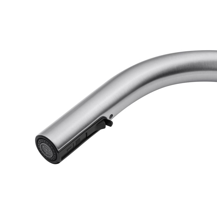 Змішувач для кухні з висувним виливом Kroner KRP Edelstahl Klassisch - ESG03915