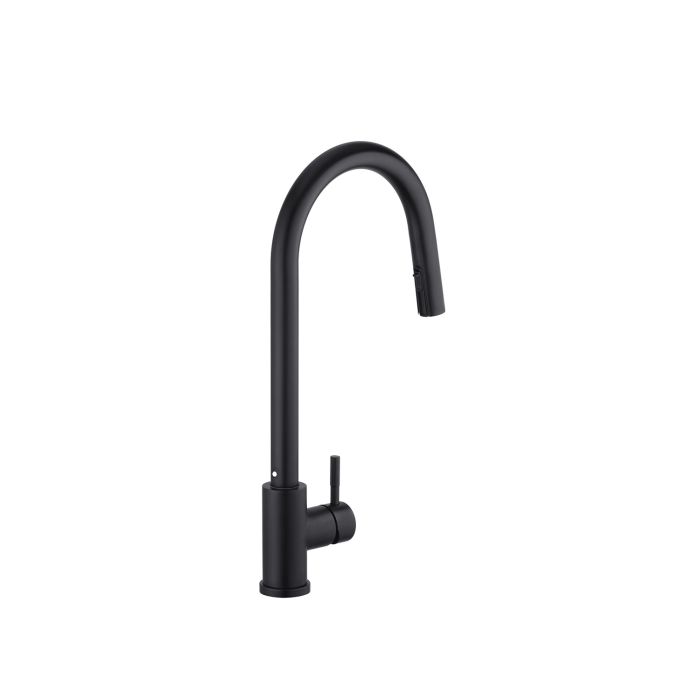 Змішувач для кухні з висувним виливом Kroner KRP Edelstahl Klassisch - SCH03915