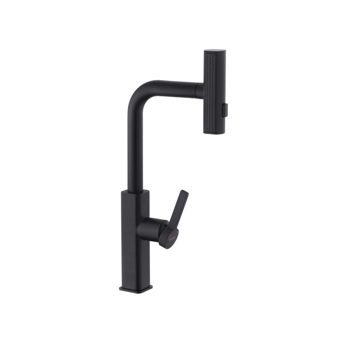 Смеситель для кухни с выдвижным изливом Kroner KRP Edelstahl Klassisch - SCH03918