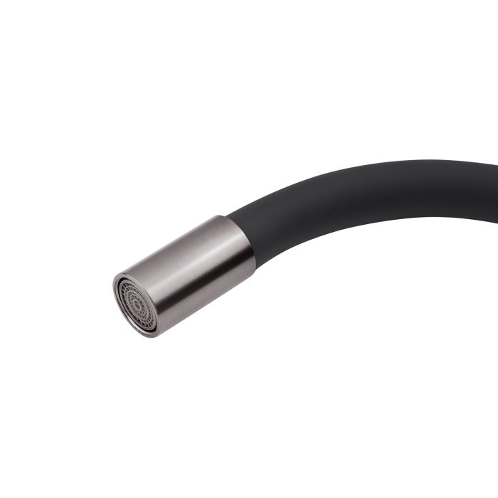 Змішувач для кухні Kroner KRP Edelstahl Klassisch - PVD035BLK