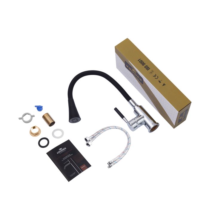 Смеситель для кухни Kroner KRM Kuche - C132BLK