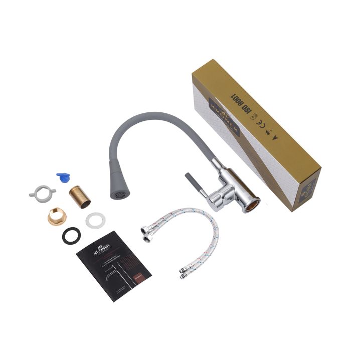 Змішувач для кухні Kroner KRM Kuche - C132GRA