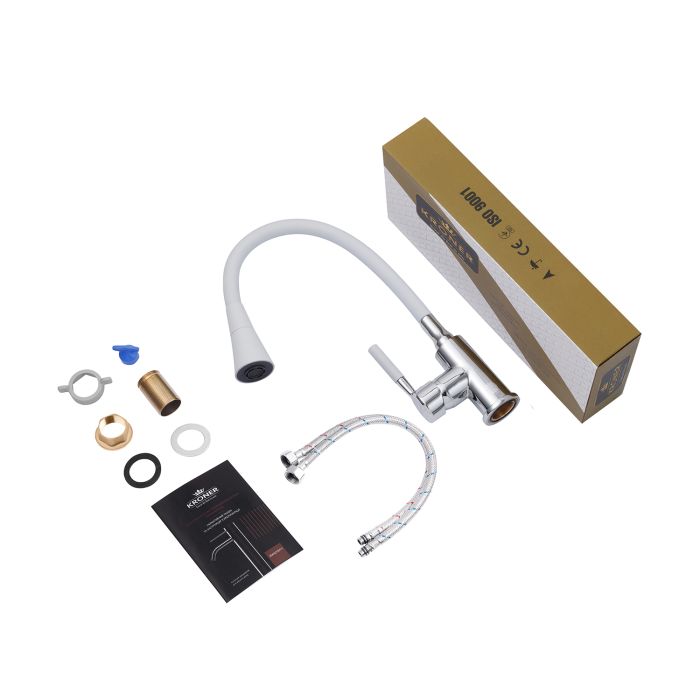 Смеситель для кухни Kroner KRM Kuche - C132WHI