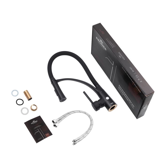 Смеситель для кухни Kroner KRP Ersel - SCH03393BLK