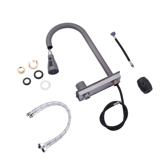 Кухонна мийка Kroner KRP Schwarze - SET7545NG PVD (3.0/0.8 мм)