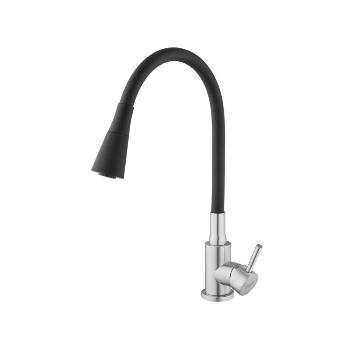 Змішувач для кухні Kroner KRP Edelstahl Klassisch - ESG031BLK