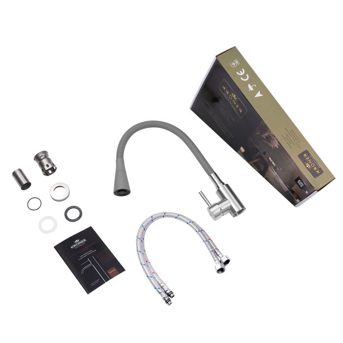 Змішувач для кухні Kroner KRP Edelstahl Klassisch - ESG031GRA